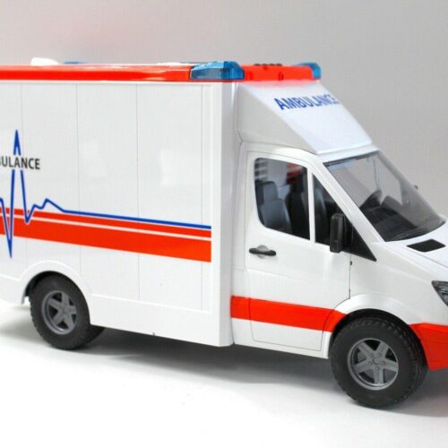 1:16 Bruder Mercedes Sprinter Rettungswagen RTW +Figur