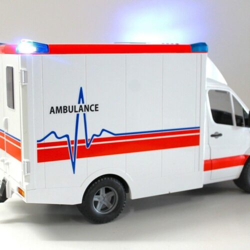 1:16 Bruder Mercedes Sprinter Rettungswagen RTW +Figur