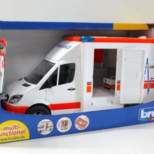 1:16 Bruder Mercedes Sprinter Rettungswagen RTW +Figur