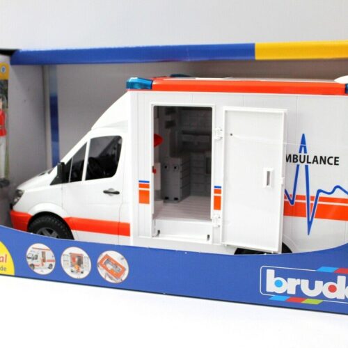 1:16 Bruder Mercedes Sprinter Rettungswagen RTW +Figur