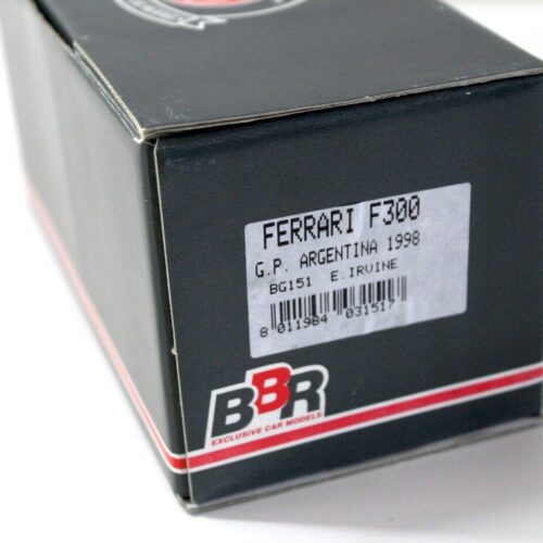 1:43 BBR F1 Ferrari F300 GP Argentina E.Irvine 1998