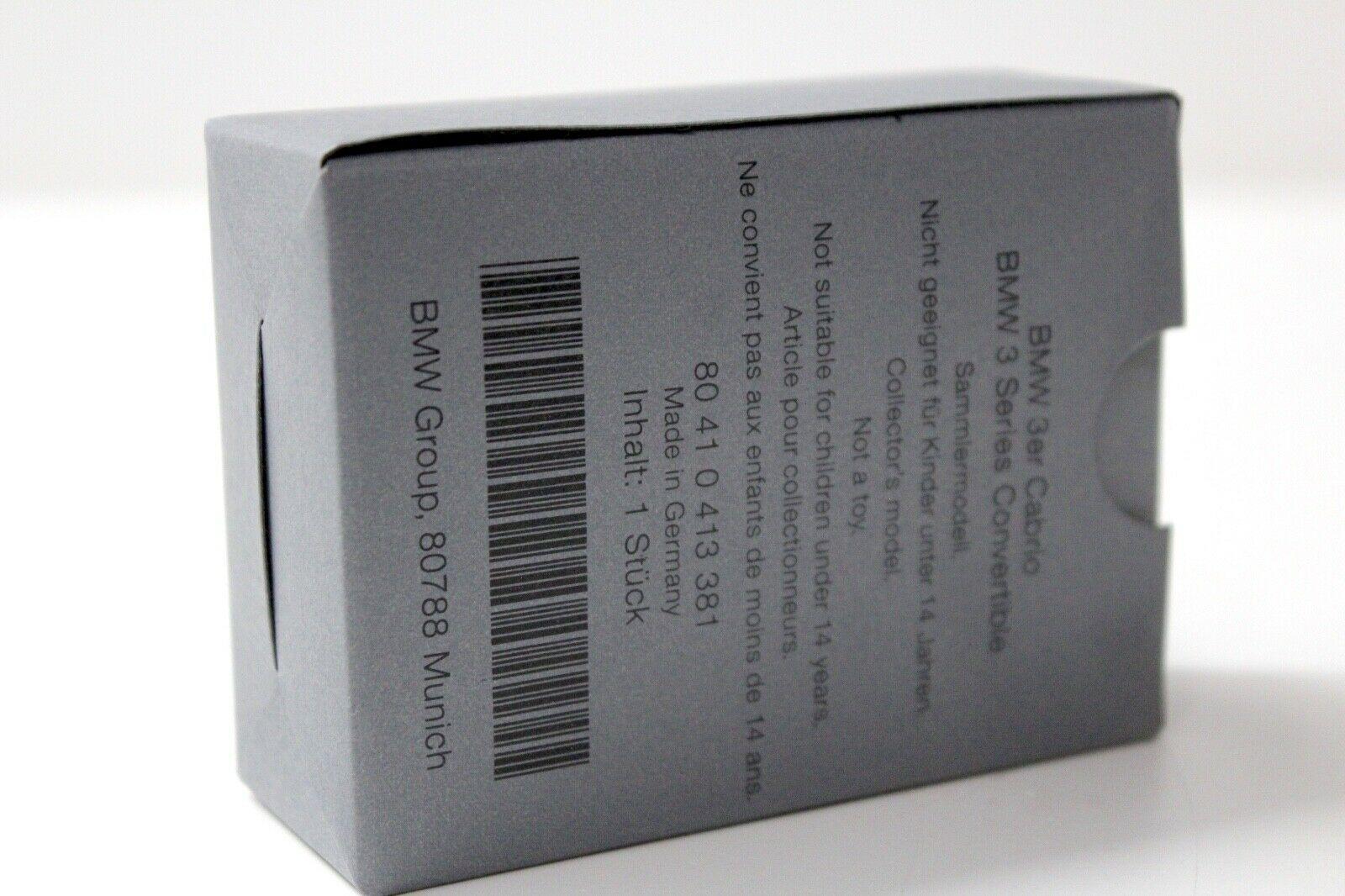 1:87 Herpa BMW 3er E93 Convertible black DEALER VERSION