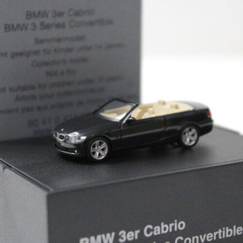 1:87 Herpa BMW 3er E93 Convertible black DEALER VERSION