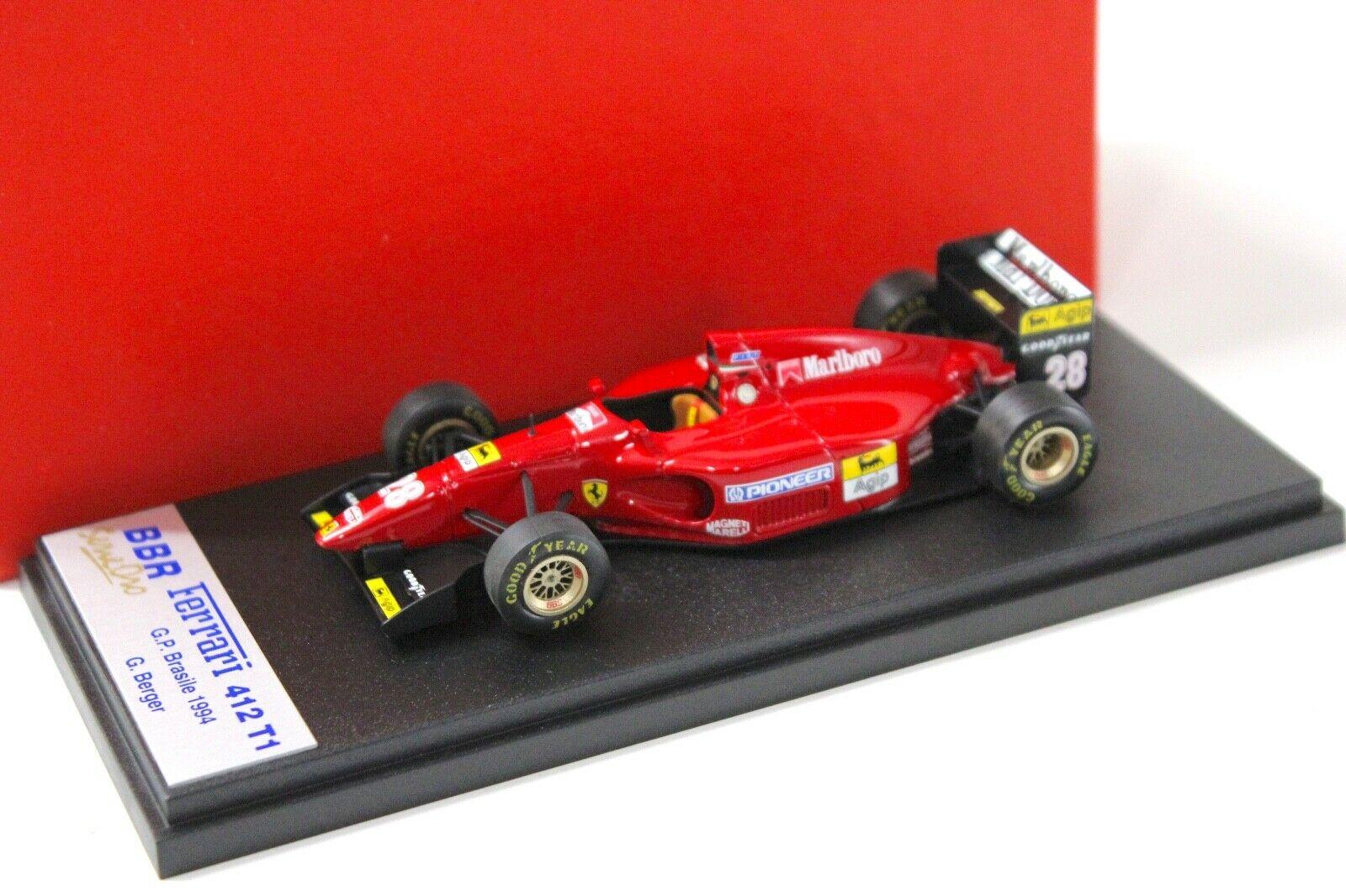 ID 50478 orig.jpg 1:43 BBR () Ferrari 412 T1 GP Brasile 1994 Berger MARLBORO