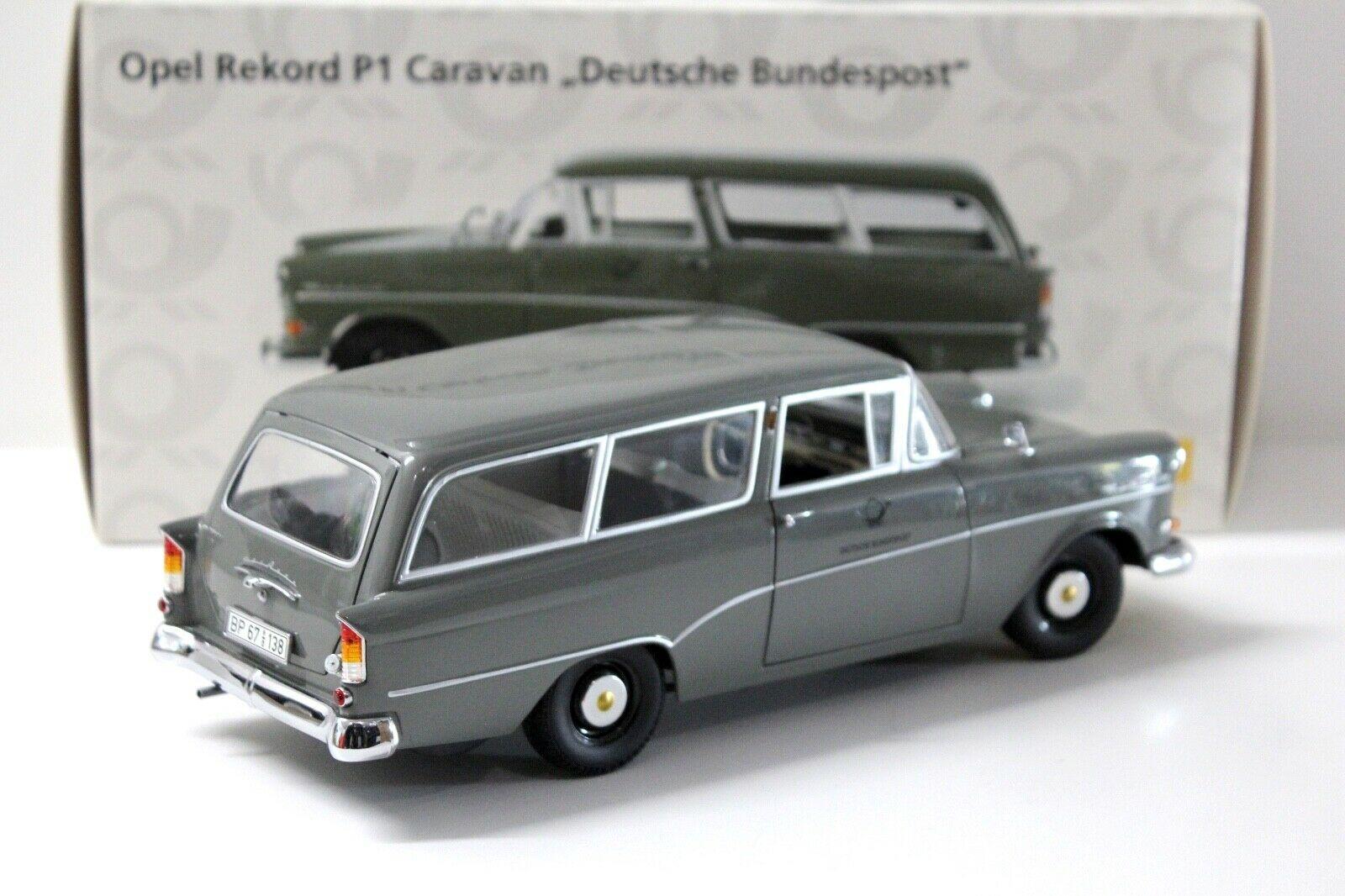 1:18 Minichamps Opel Rekord P1 Caravan Deutsche Post
