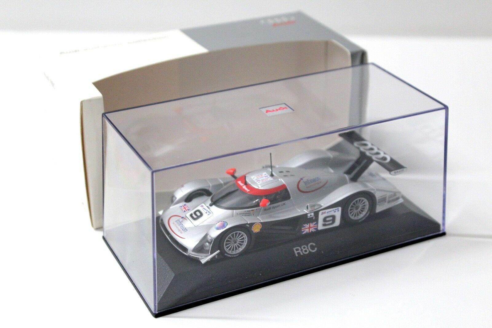 1:43 Minichamps Audi R8C Le Mans #9 Johansson DEALER VERSION