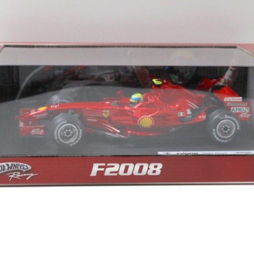 1:18 Hot Wheels Ferrari F2008 F1 Felipe Massa #2 red