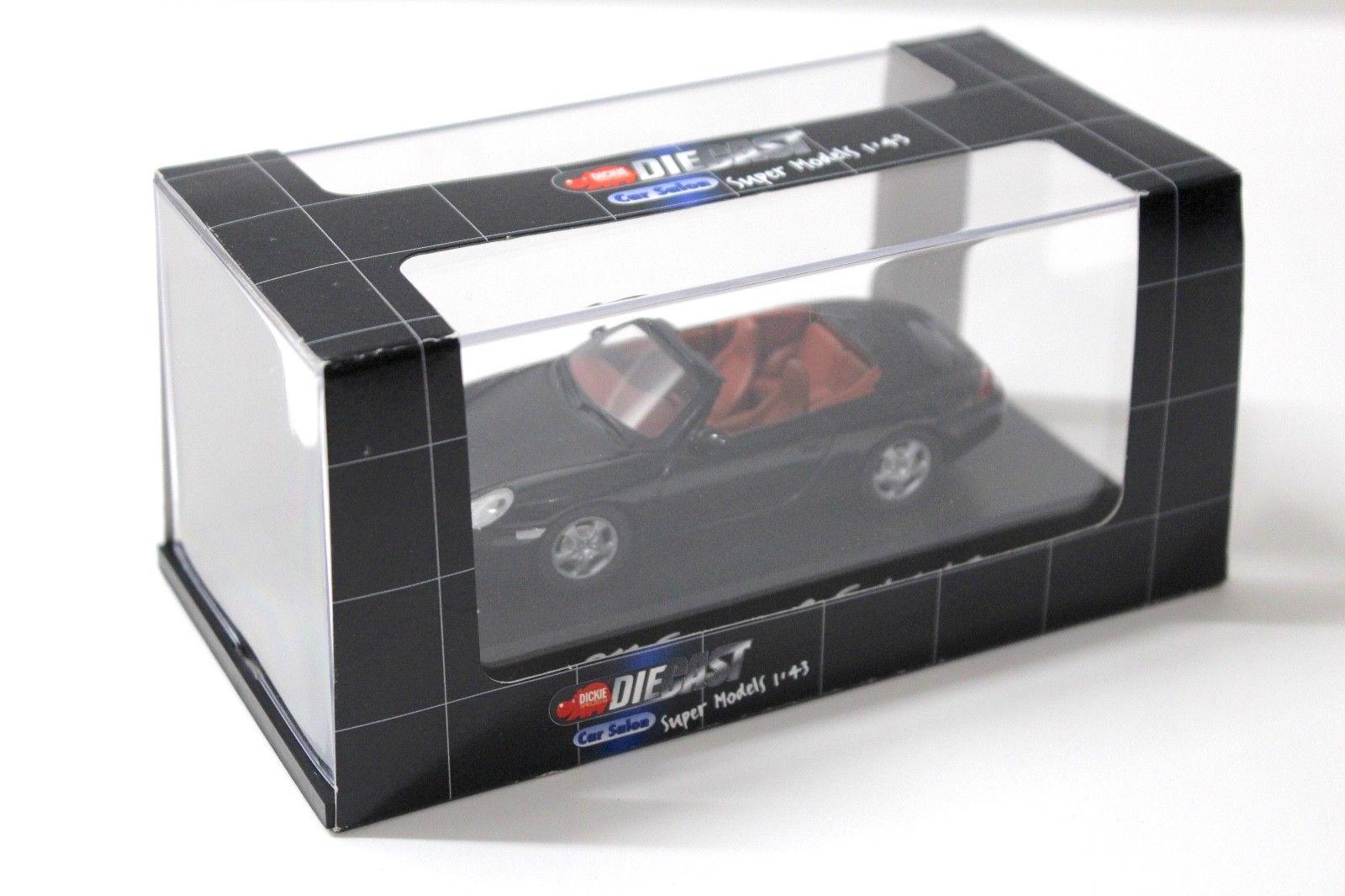1:43 Dickie Schuco Porsche 911 996 Carrera 4 Cabriolet black