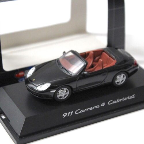 1:43 Dickie Schuco Porsche 911 996 Carrera 4 Cabriolet black