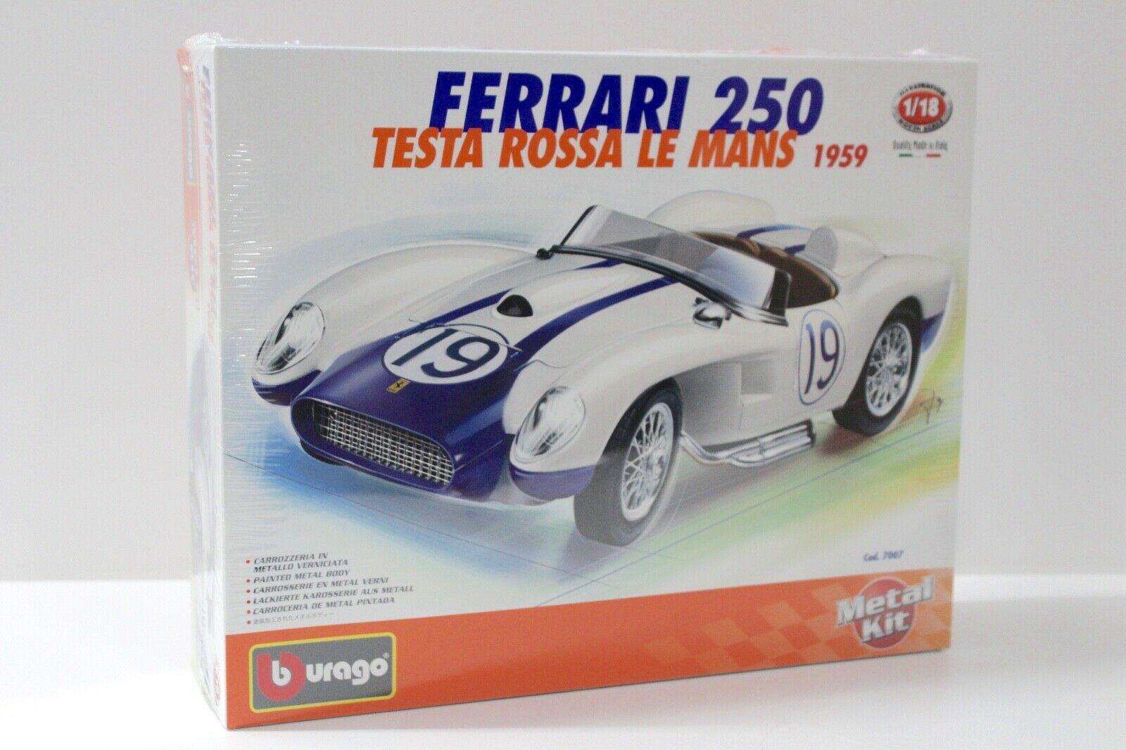 1:18 Bburago Ferrari 250 Testa Rossa LM KIT/ BAUSATZ