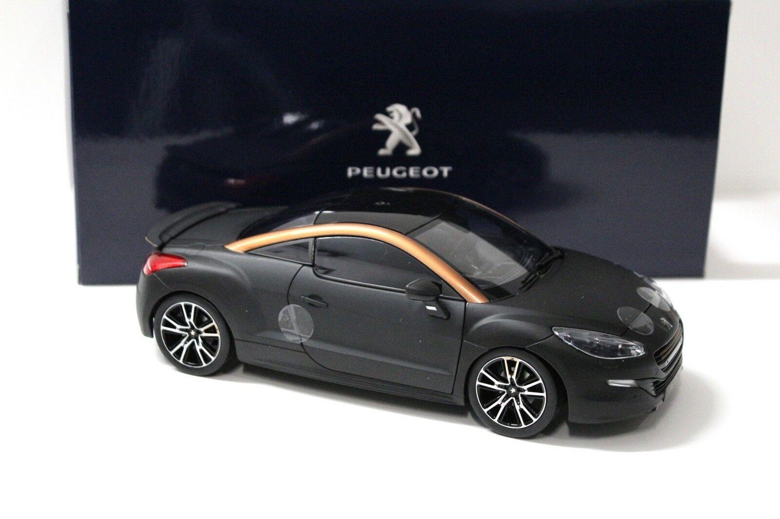 1:18 Norev Peugeot RCZ R Concept matt black DEALER VERSION