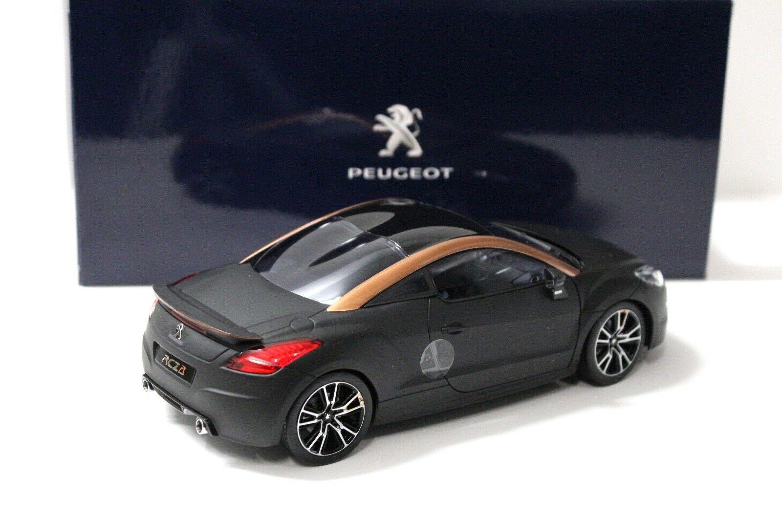 1:18 Norev Peugeot RCZ R Concept matt black DEALER VERSION