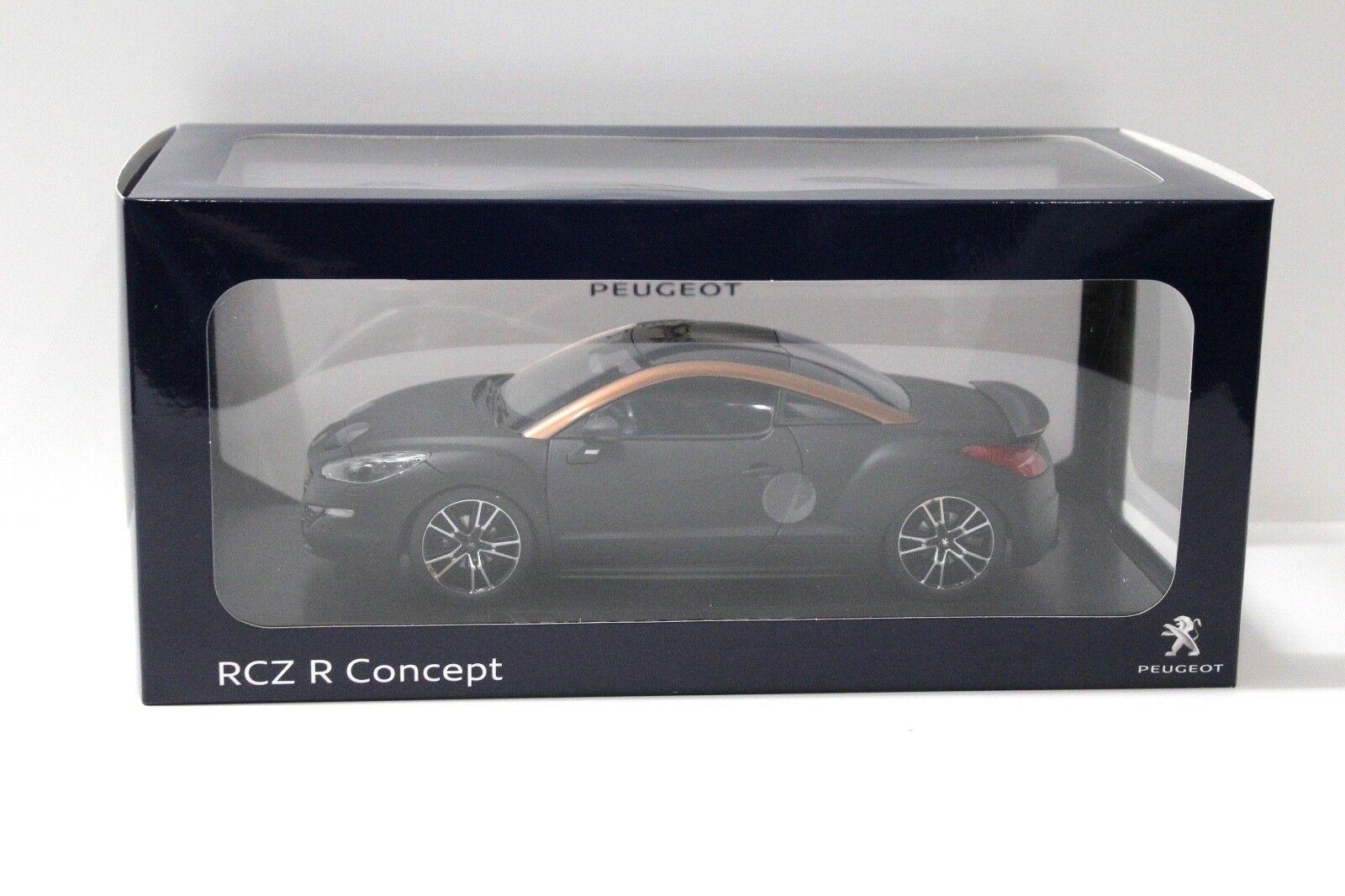 1:18 Norev Peugeot RCZ R Concept matt black DEALER VERSION