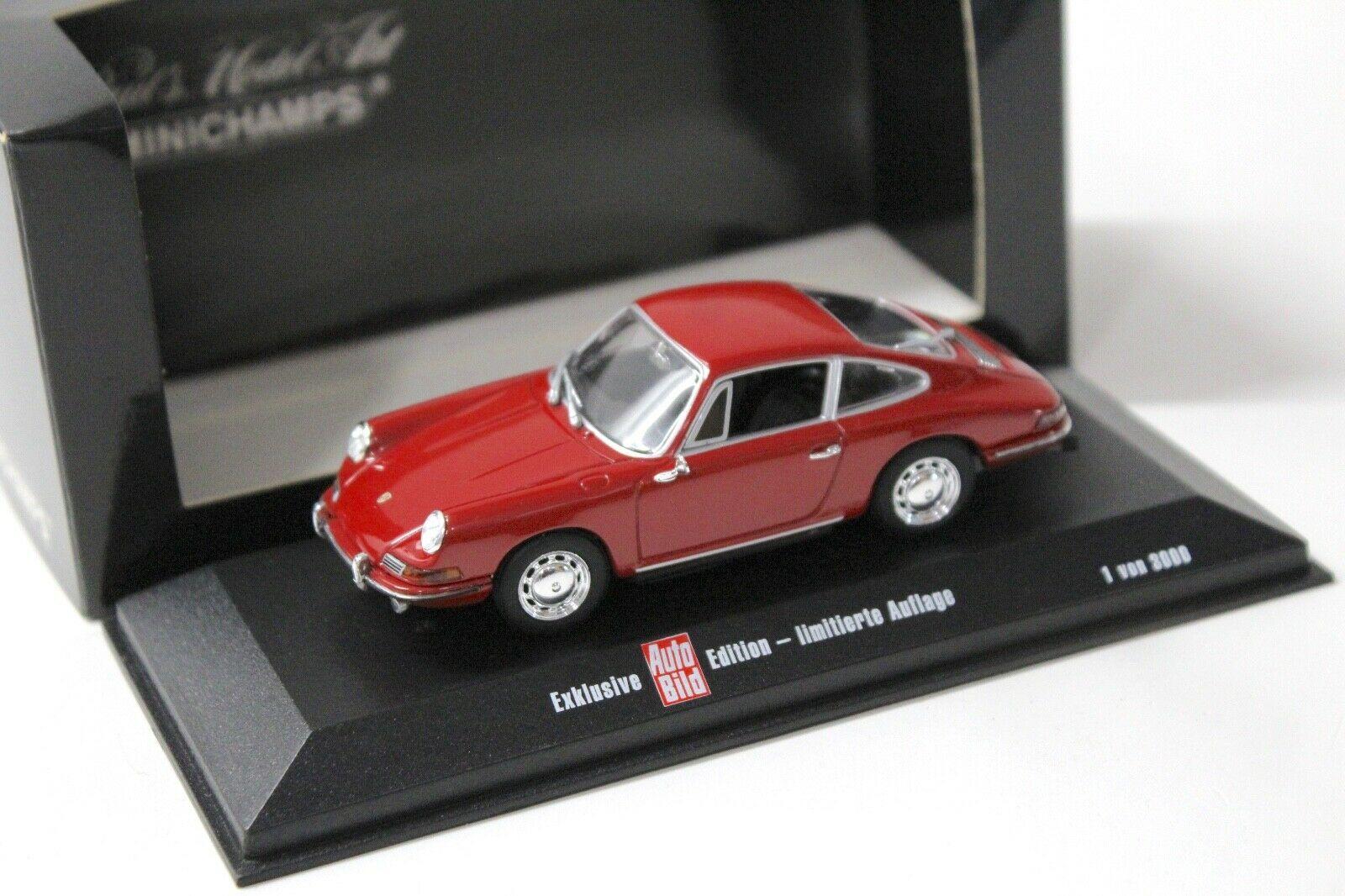 1:43 Minichamps Porsche 911 Coupe Auto Bild red