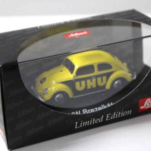1:43 Schuco VW Brezelkäfer UHU yellow/ black