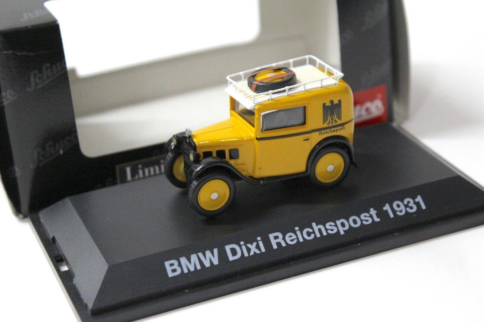 ID 50621 orig.jpg 1:43 Schuco BMW Dixi Lieferwagen Reichspost 1931 yellow