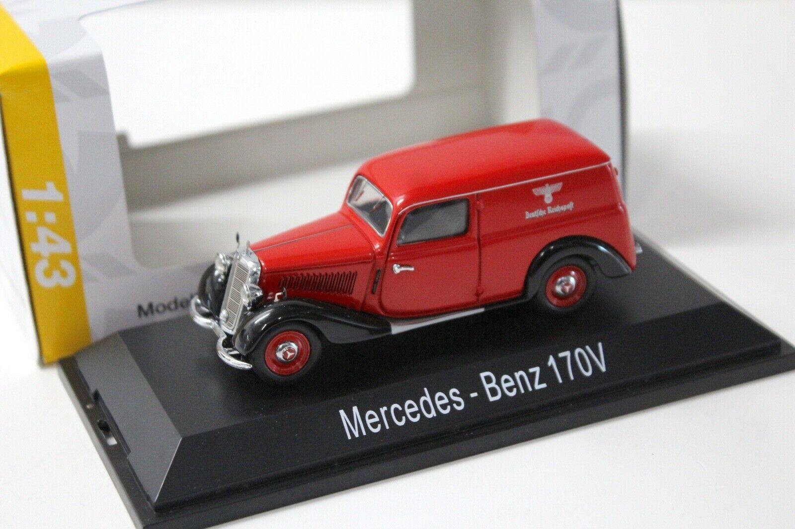 1:43 Schuco Mercedes 170V Deutsche Reichspost red
