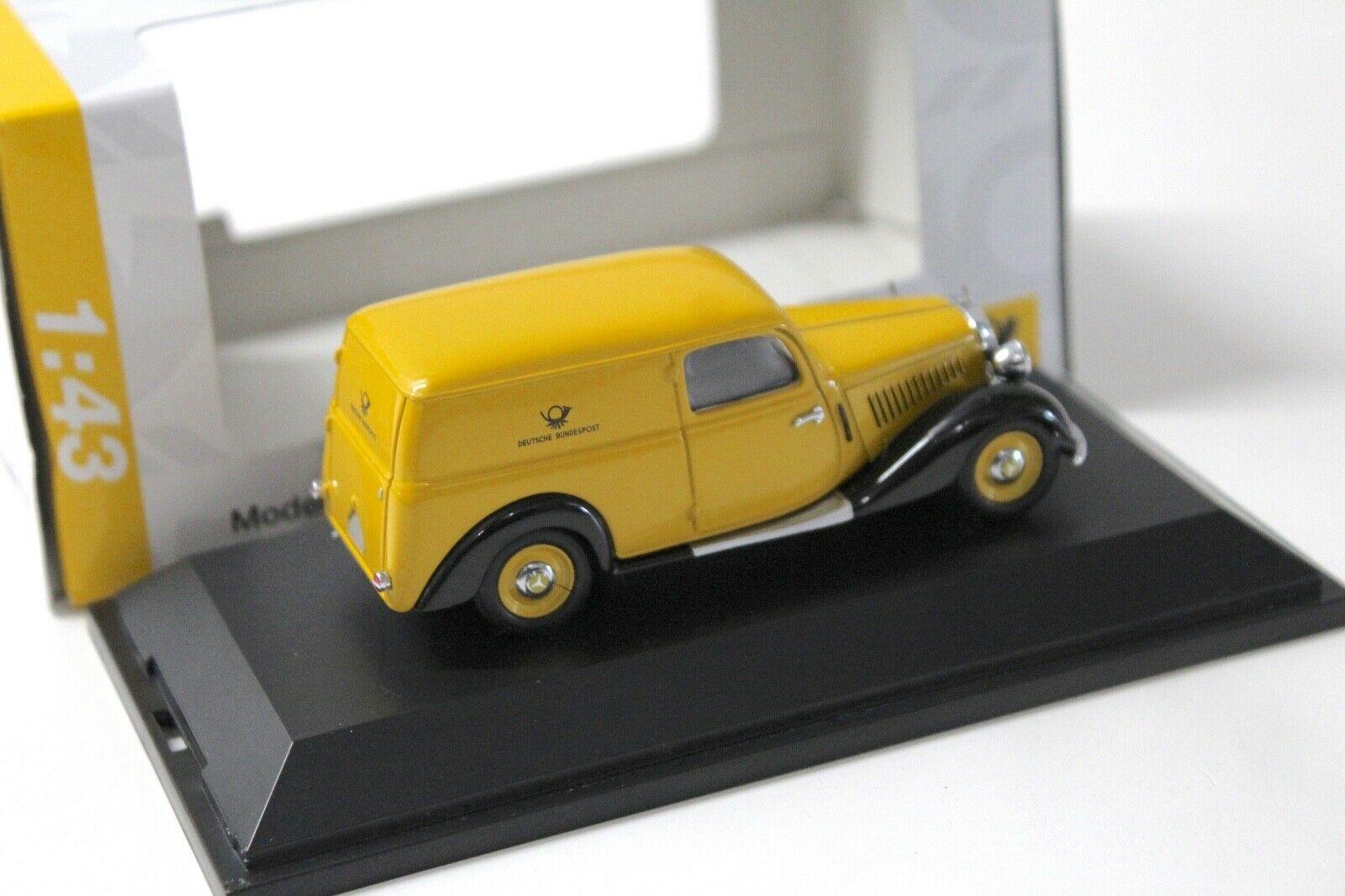 1:43 Schuco Mercedes 170V Deutsche Bundespost yellow