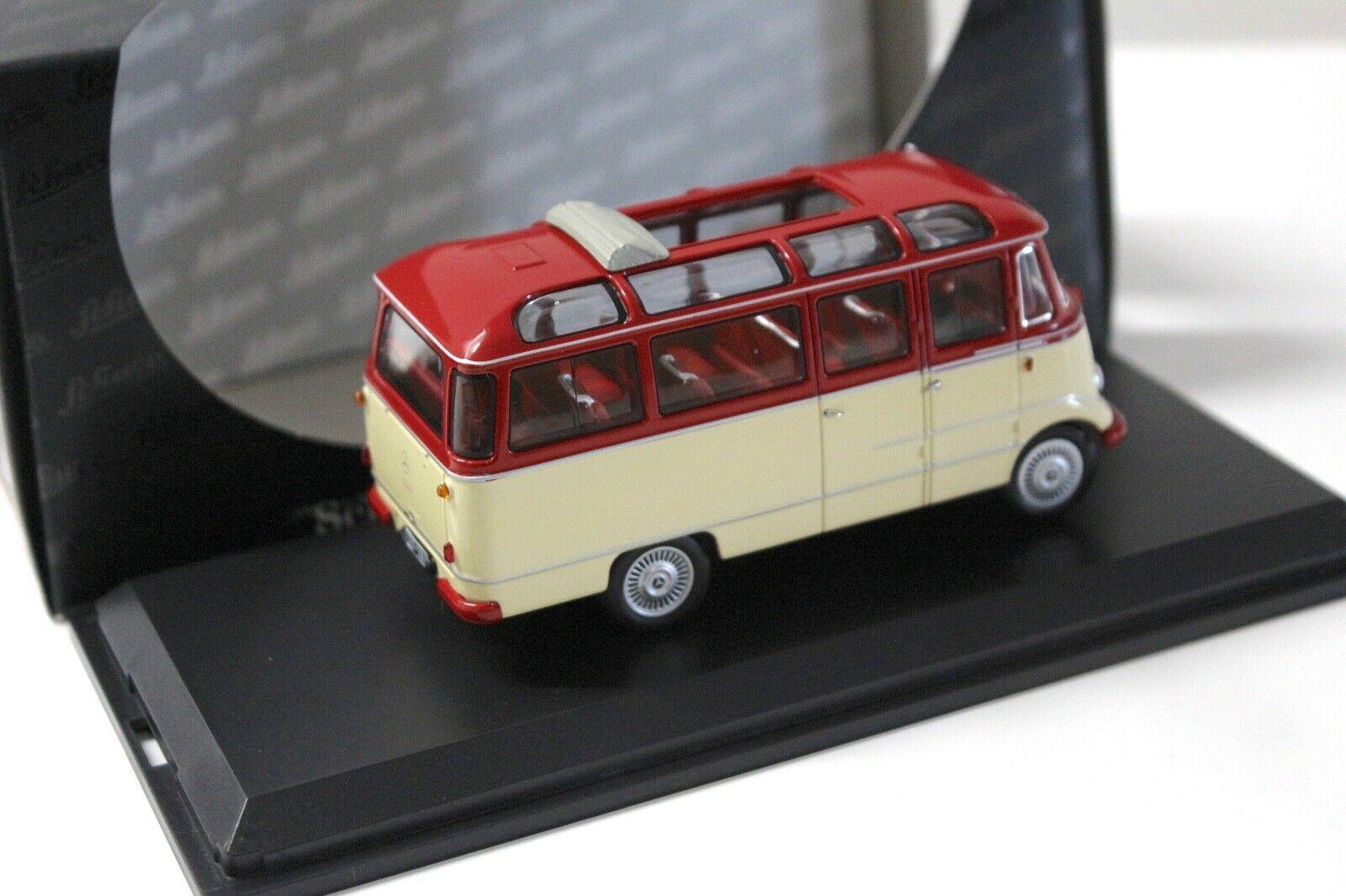 1:43 Schuco Mercedes O319 Bus beige/ red