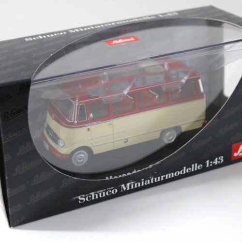 1:43 Schuco Mercedes O319 Bus beige/ red