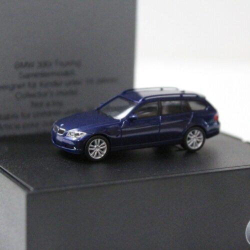 1:87 Herpa BMW 330i E91 Touring blue DEALER VERSION