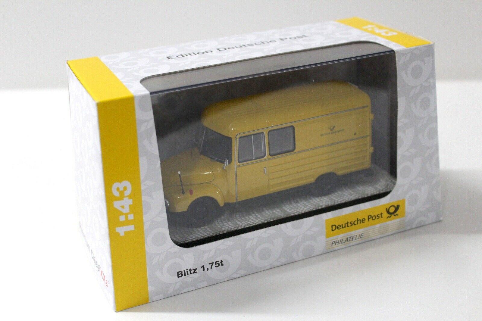 1:43 Premium ClassiXXs Opel Blitz 1,75t Deutsche Post yellow
