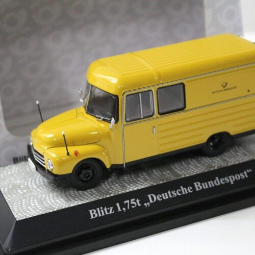 1:43 Premium ClassiXXs Opel Blitz 1,75t Deutsche Post yellow