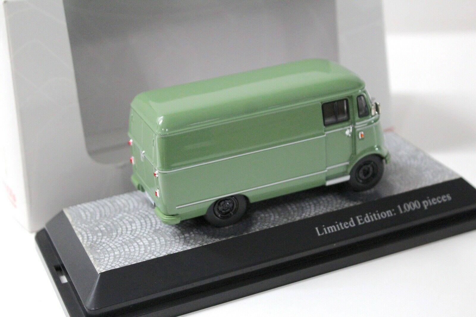 1:43 Premium ClassiXXs Mercedes L319 Van Kasten green