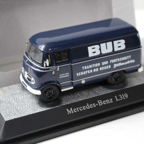 1:43 Premium ClassiXXs Mercedes L319 Van Kasten BUB dark blue