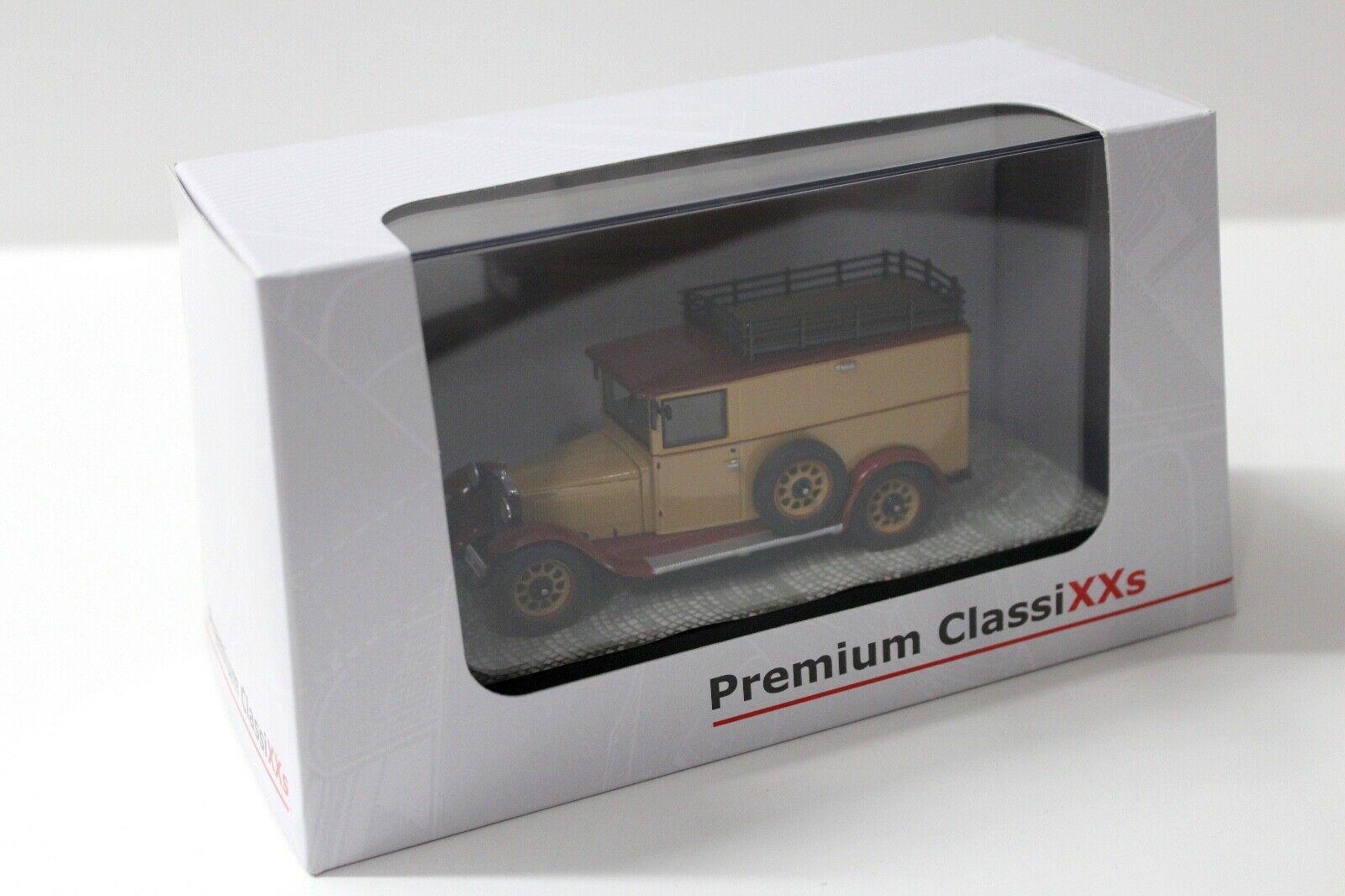 1:43 Premium ClassiXXs Mercedes L1000 yellow/ red