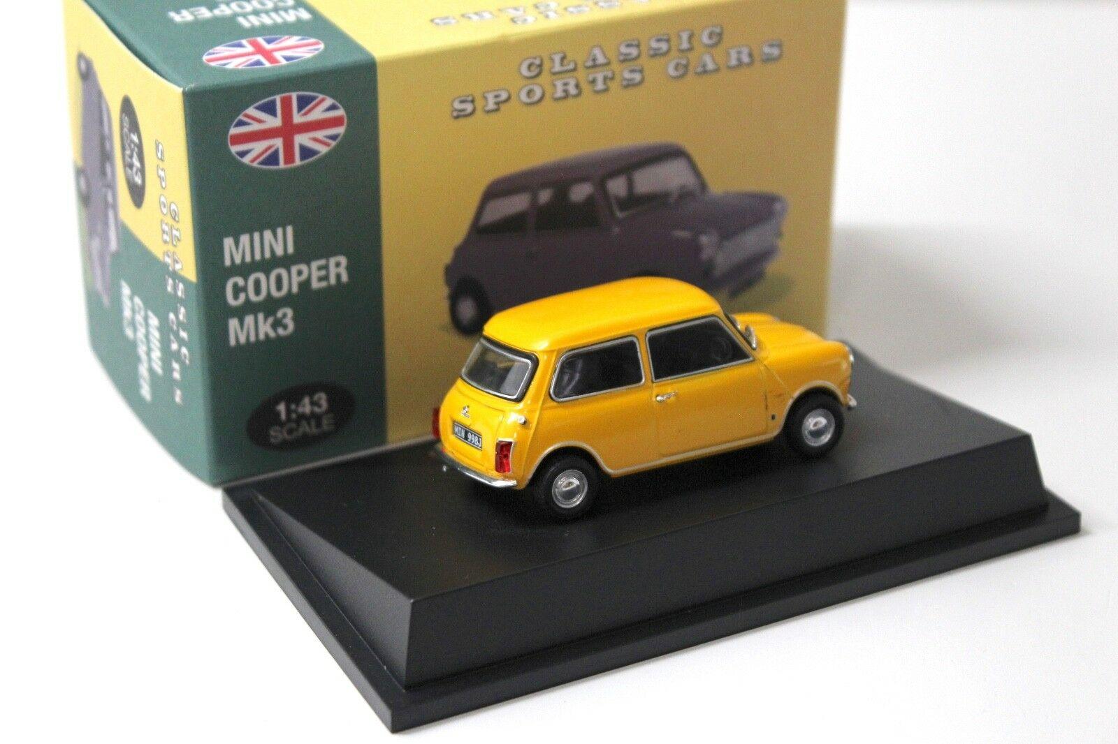 1:43 Atlas By Norev Mini Cooper S MK3 Classic Cars orange