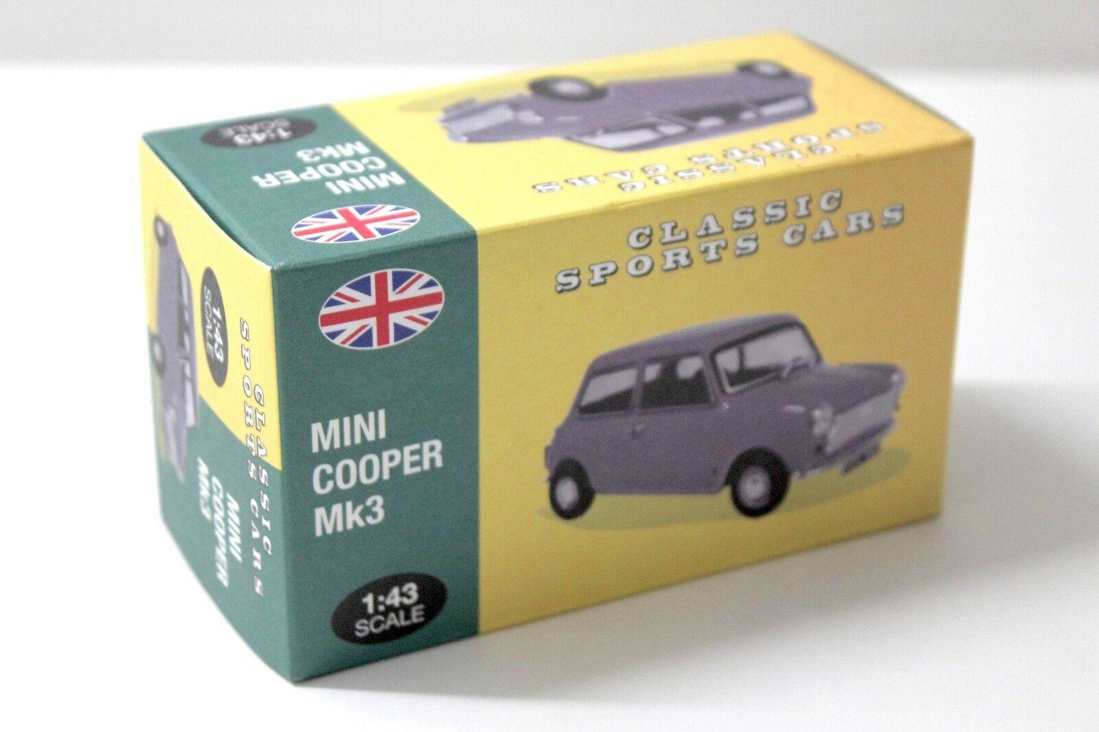 1:43 Atlas By Norev Mini Cooper S MK3 Classic Cars orange