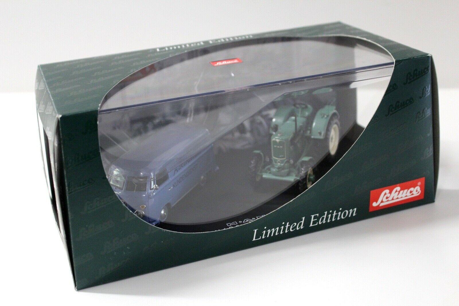 1:43 Schuco MAN Edition MAN 4 S 2 mit VW Kastenwagen T1