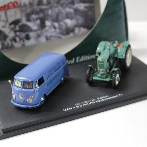 1:43 Schuco MAN Edition MAN 4 S 2 mit VW Kastenwagen T1