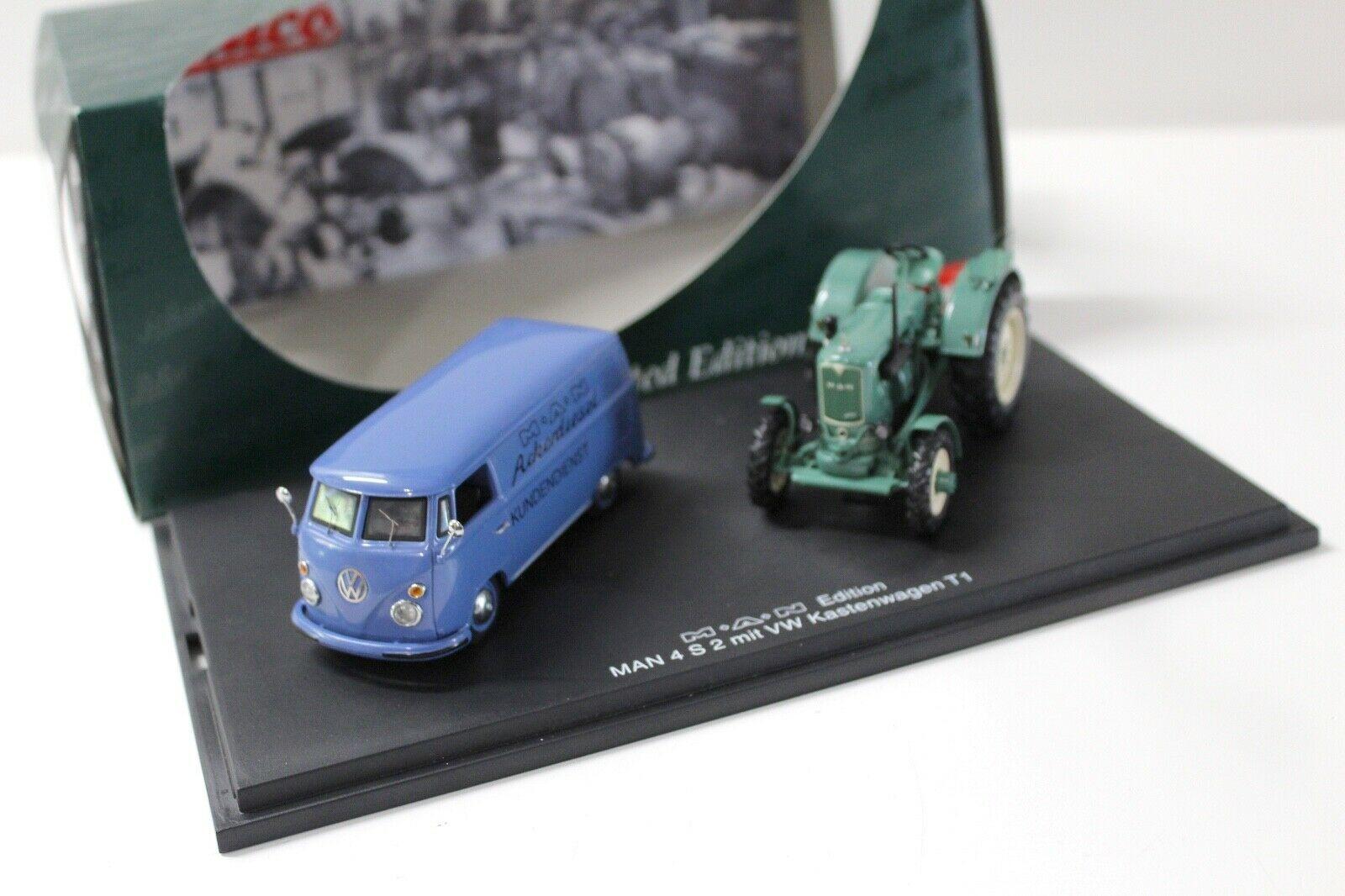 ID 50734 orig 1.jpg 1:43 Schuco MAN Edition MAN 4 S 2 mit VW Kastenwagen T1