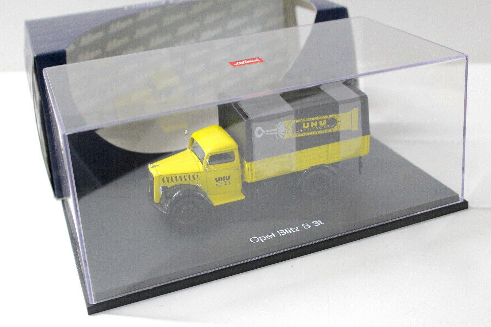 1:43 Schuco Opel Blitz S 3t Pritsche-Plane "UHU"