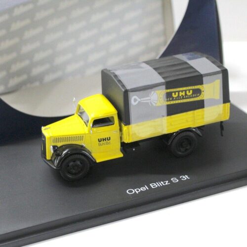 1:43 Schuco Opel Blitz S 3t Pritsche-Plane "UHU"