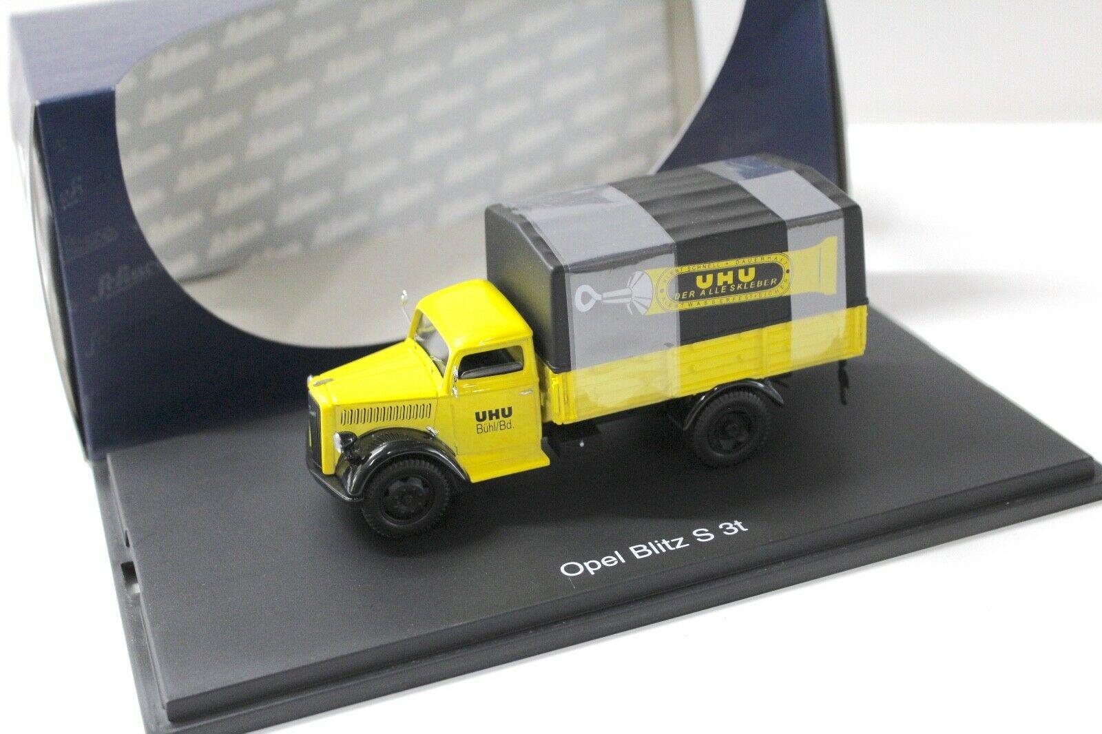 1:43 Schuco Opel Blitz S 3t Pritsche-Plane "UHU"