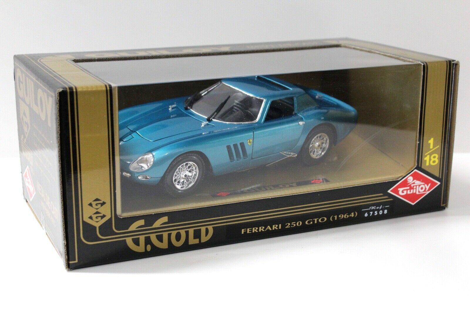 1:18 Guiloy Ferrari 250 GTO Coupe 1964 blue