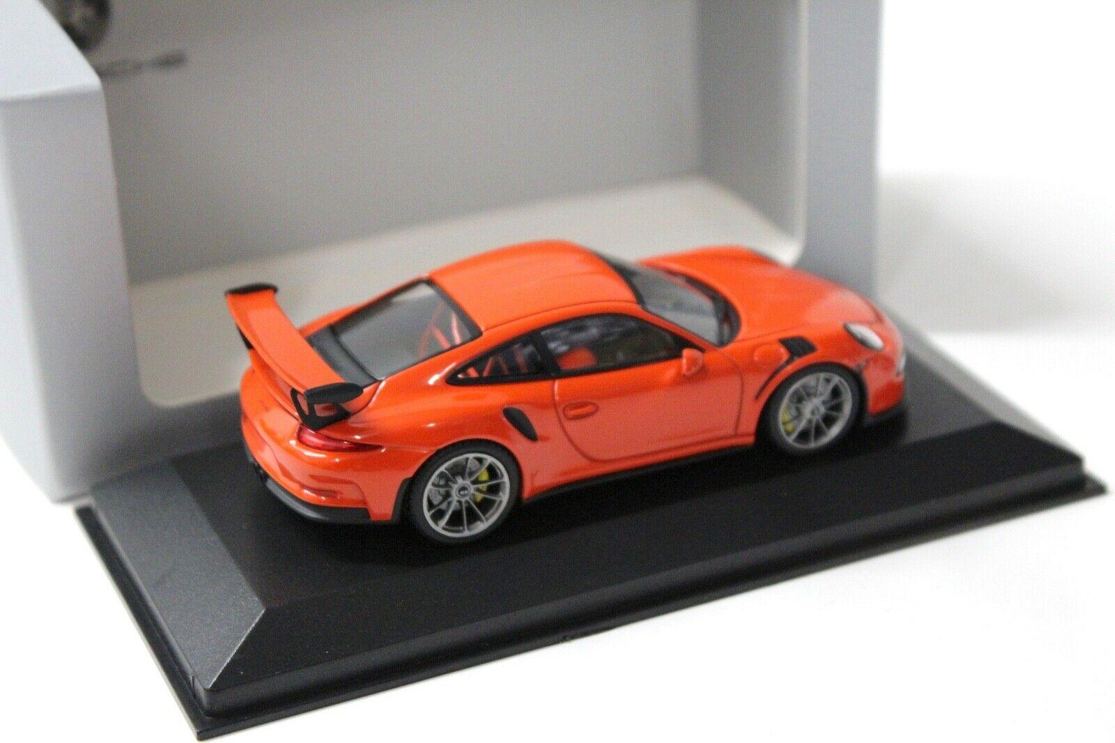 1:43 Minichamps Porsche 911 991 GT3 RS orange DEALER VERSION