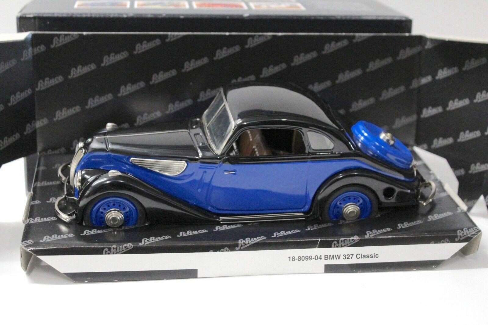 1:18 Schuco BMW 327 Classic Coupe black/ blue