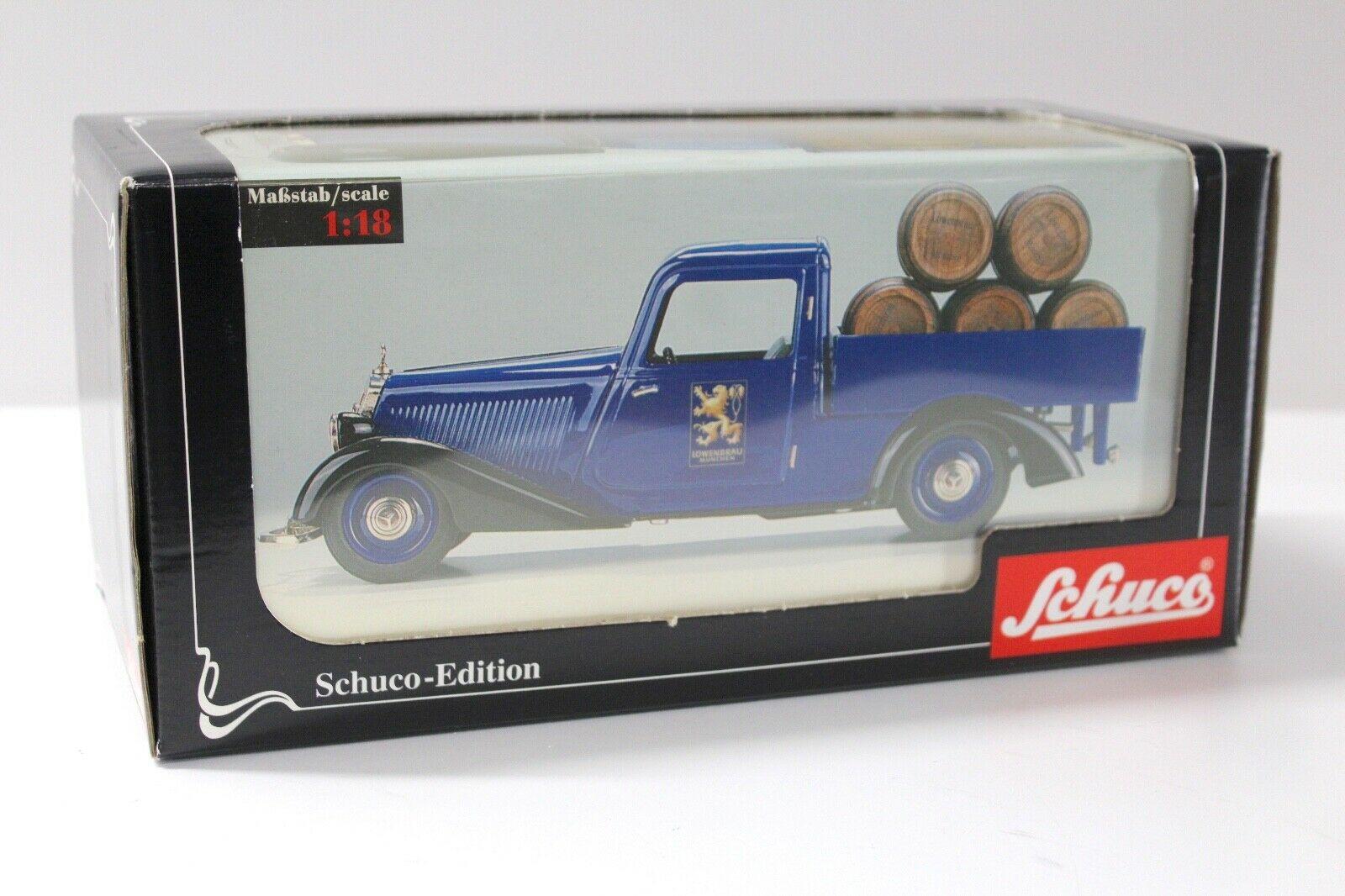 1:18 Schuco Mercedes 170V Pritsche Löwenbräu Bier