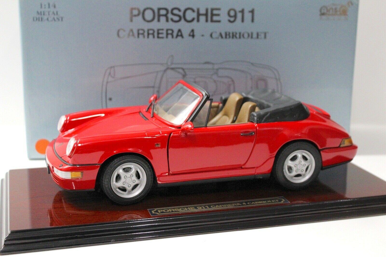 1:14 Anson Porsche 911 964 Carrera 4 Cabriolet red