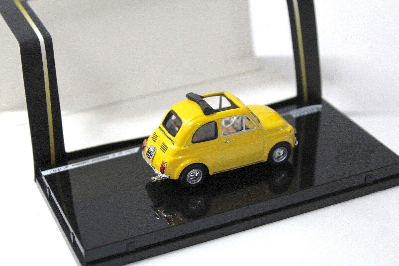 1:43 Vitesse Fiat 500F yellow 1965