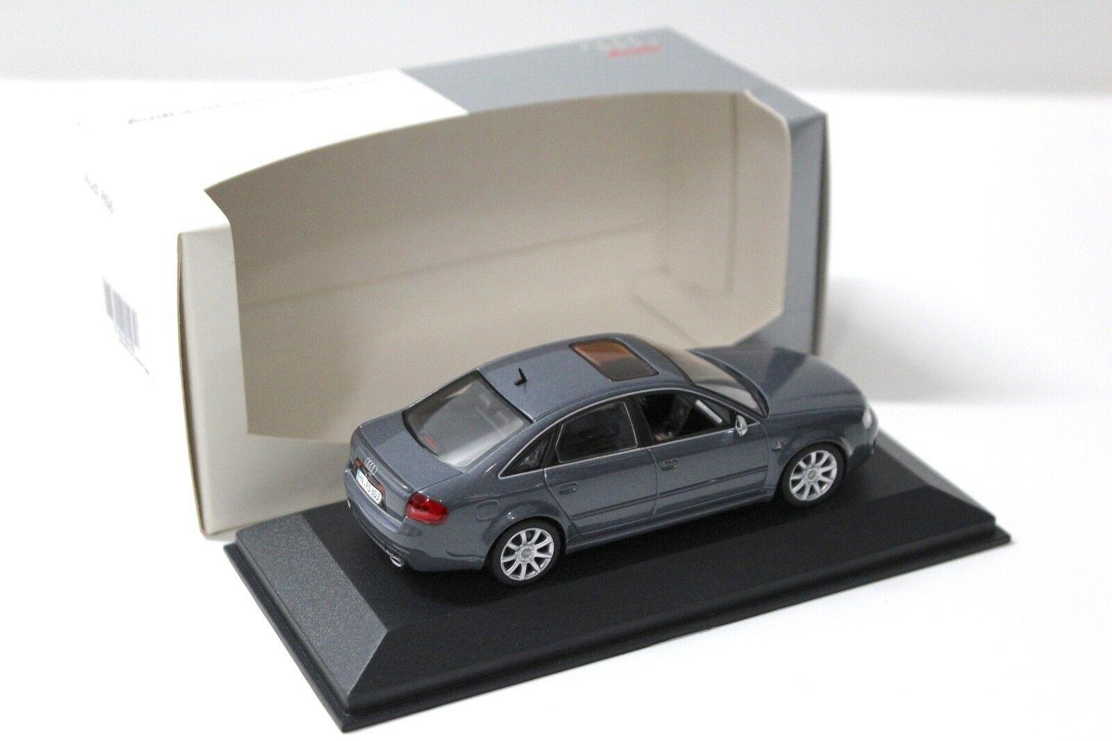 1:43 Minichamps Audi RS6 Limousine dark grey DEALER VERSION