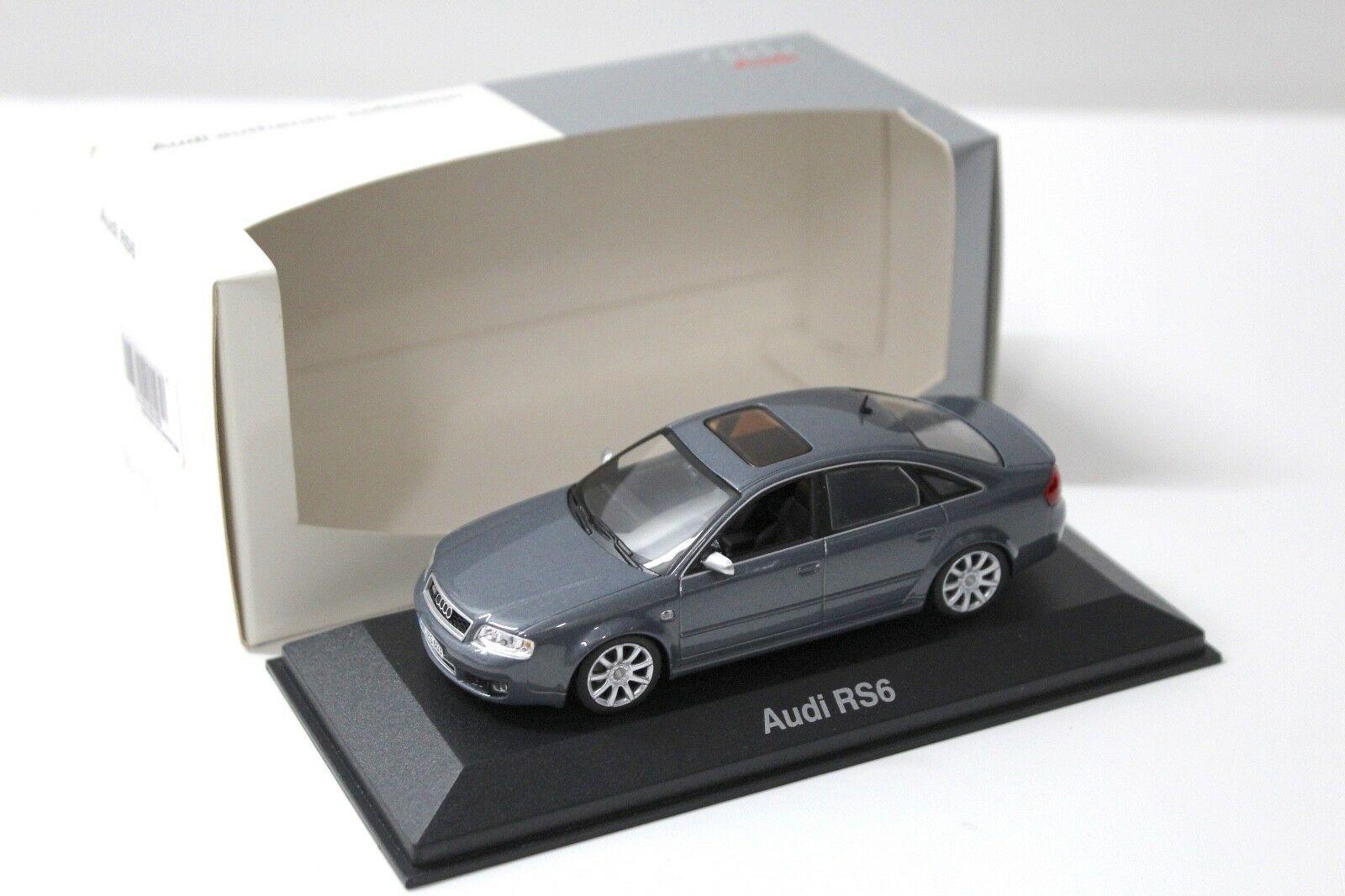 ID 50962 orig.jpg 1:43 Minichamps Audi RS6 Limousine dark grey DEALER VERSION