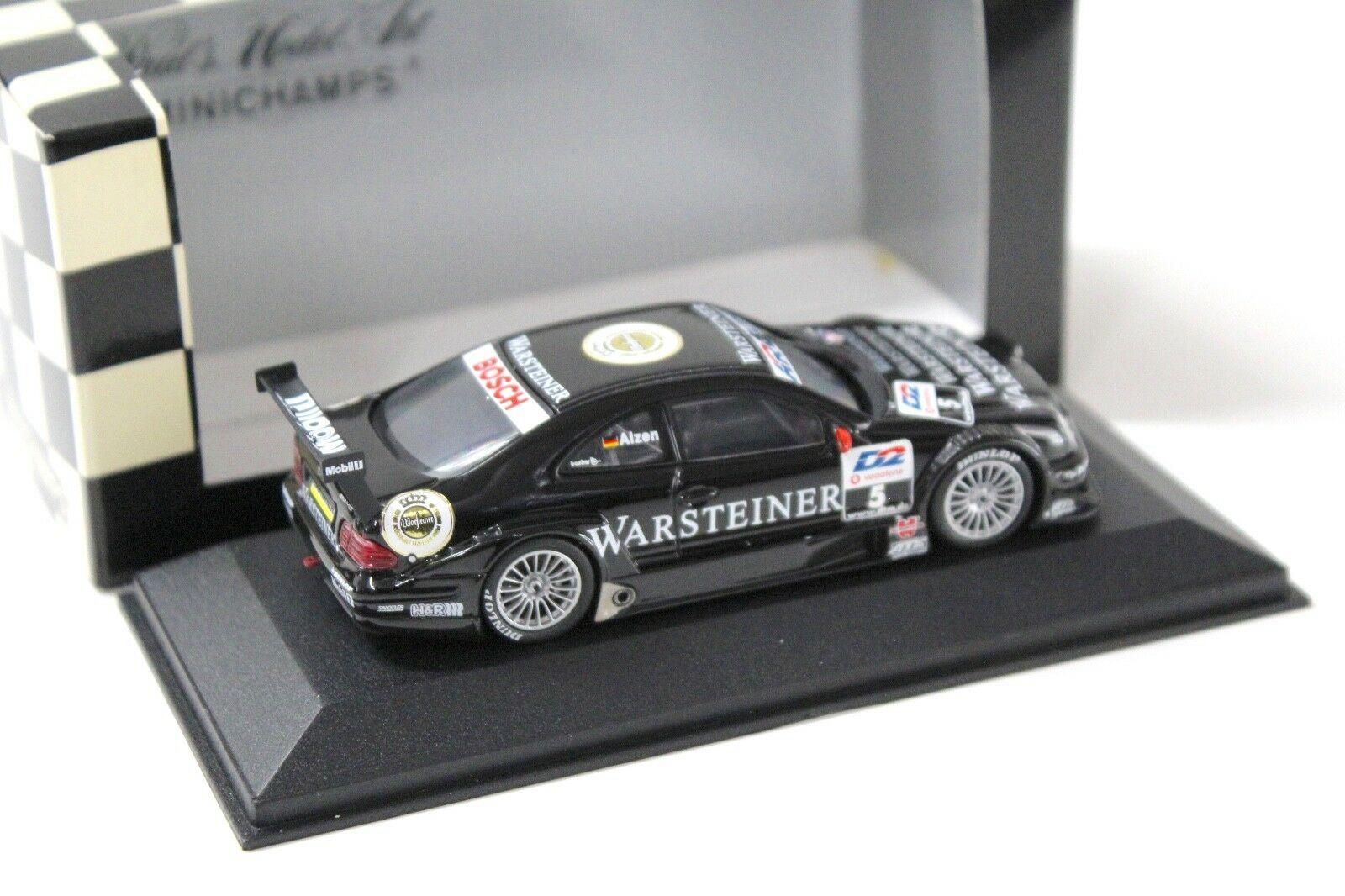 1:43 Minichamps Mercedes CLK DTM 2001 U.Alzen #5 WARSTEINER