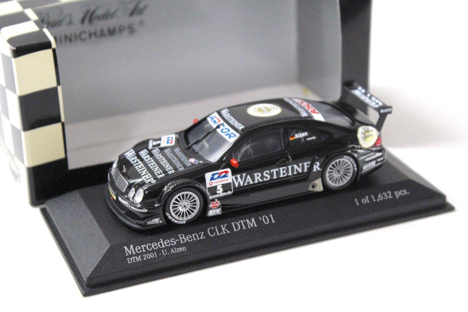 1:43 Minichamps Mercedes CLK DTM 2001 U.Alzen #5 WARSTEINER