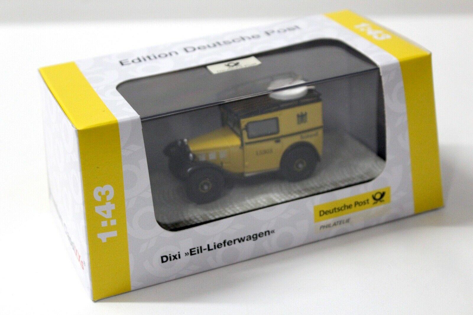 1:43 Premium ClassiXXs BMW Dixi Eil Deutsche Post yellow