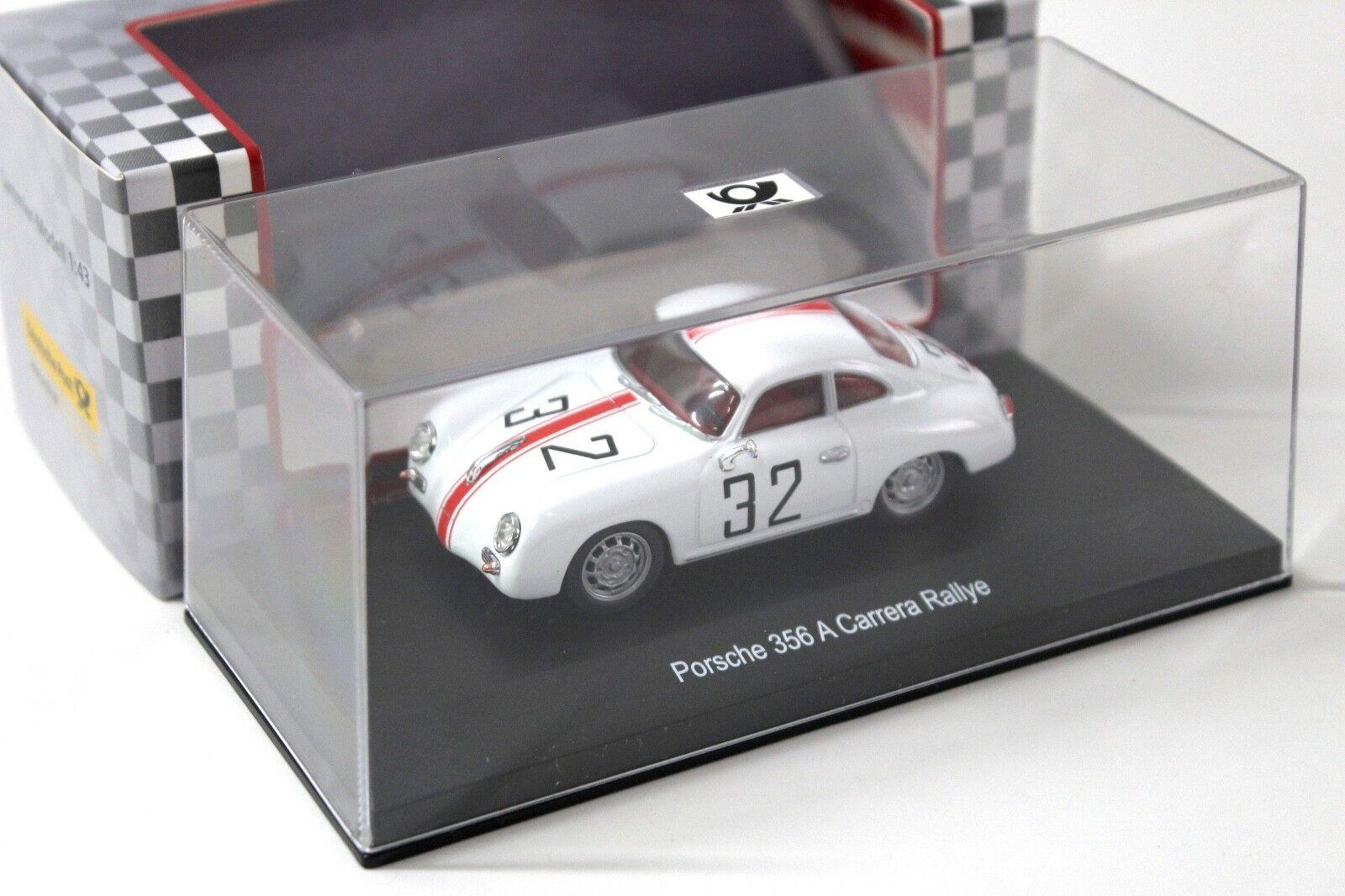 1:43 High Speed Porsche 356 A Carrera Rallye #32 white